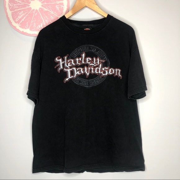 Harley-Davidson Other - Harley Davidson Refuse to play by the rules tshirt